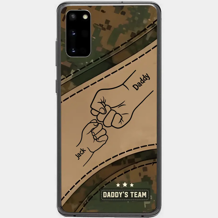 Best Dad Ever Camo Pattern - Personalized Custom Phone Case - Father's Day Gift For Dad