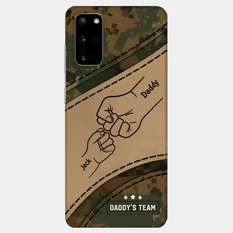 Best Dad Ever Camo Pattern - Personalized Custom Phone Case - Father's Day Gift For Dad