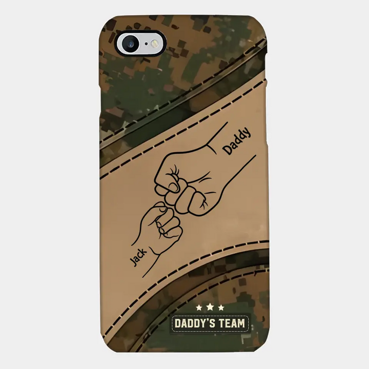 Best Dad Ever Camo Pattern - Personalized Custom Phone Case - Father's Day Gift For Dad