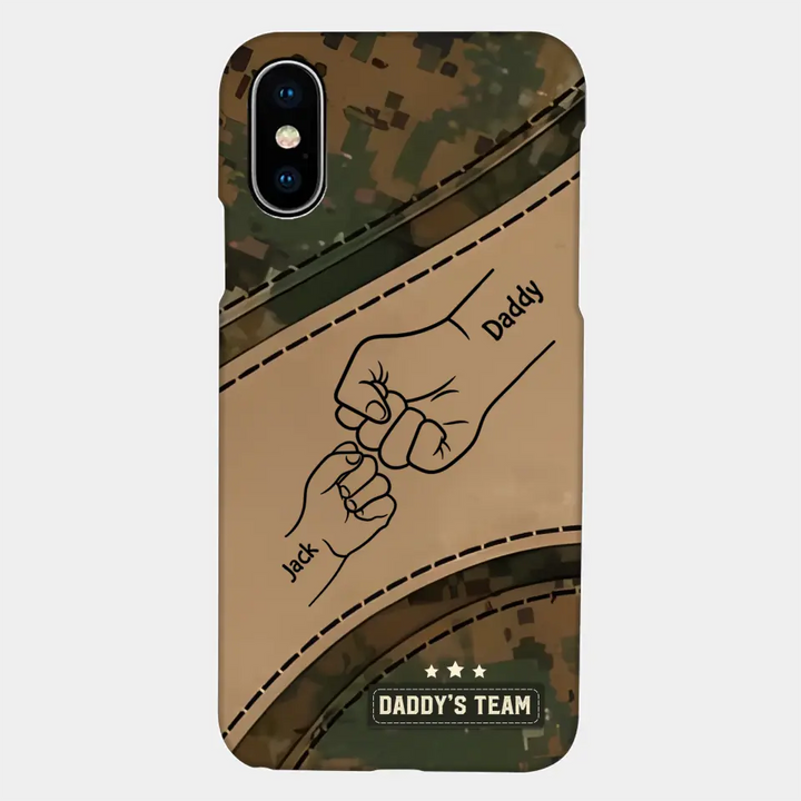 Best Dad Ever Camo Pattern - Personalized Custom Phone Case - Father's Day Gift For Dad