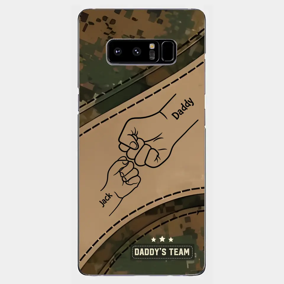 Best Dad Ever Camo Pattern - Personalized Custom Phone Case - Father's Day Gift For Dad