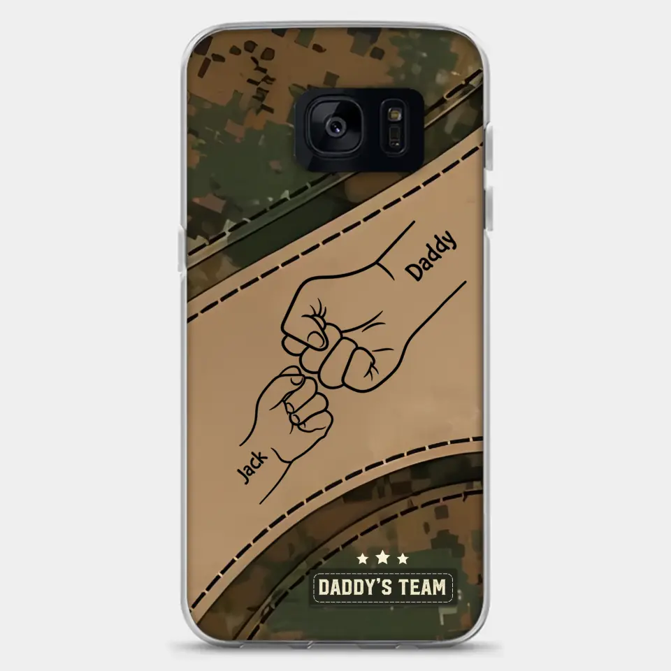 Best Dad Ever Camo Pattern - Personalized Custom Phone Case - Father's Day Gift For Dad