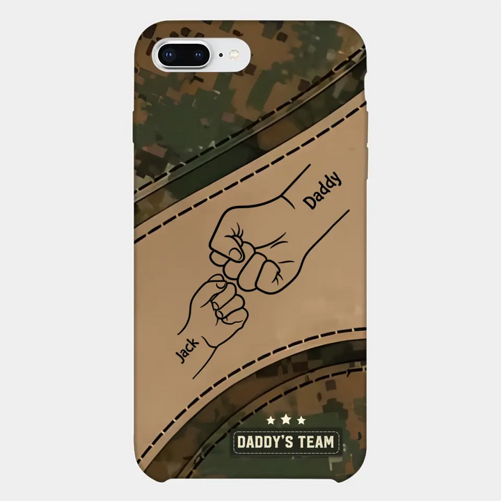 Best Dad Ever Camo Pattern - Personalized Custom Phone Case - Father's Day Gift For Dad