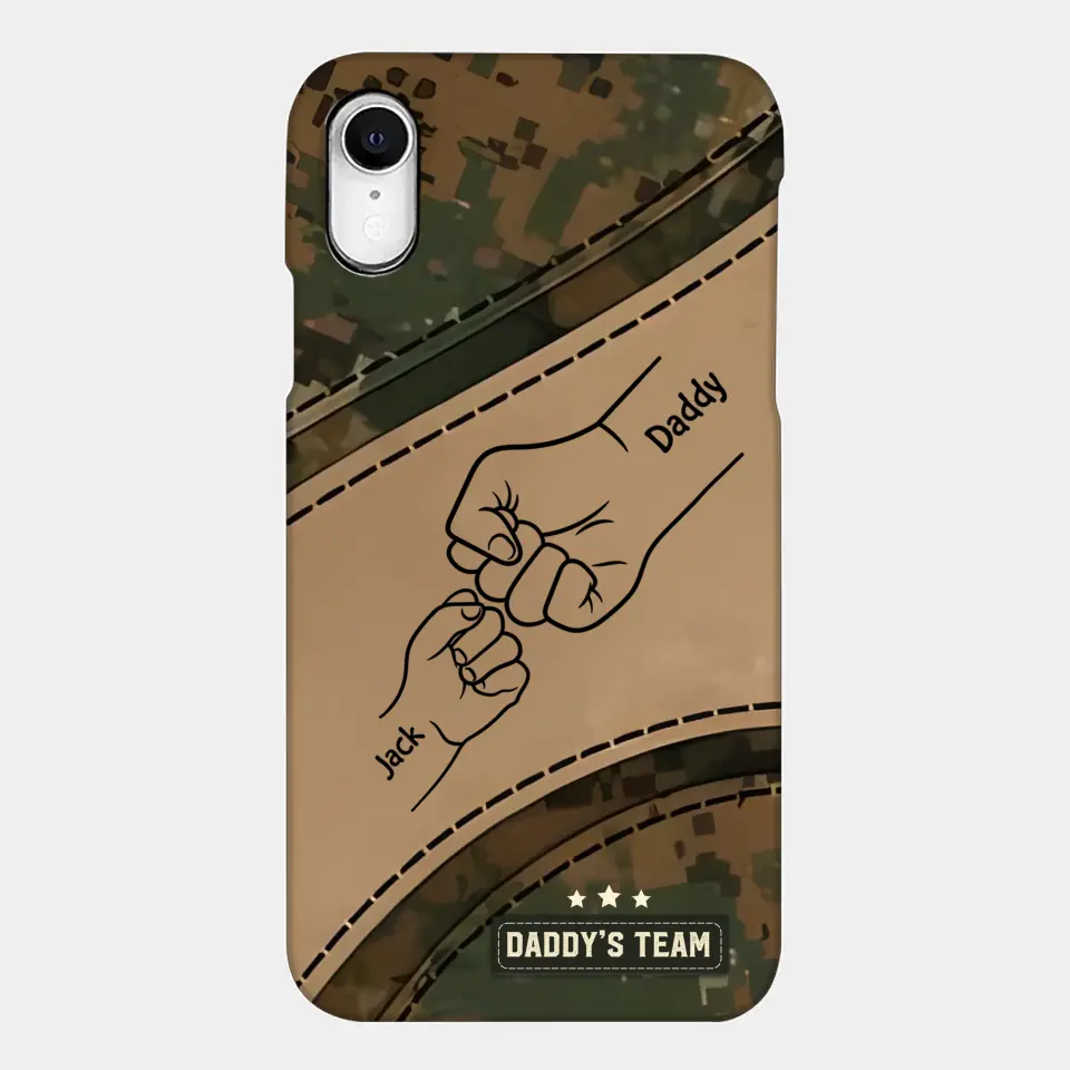 Best Dad Ever Camo Pattern - Personalized Custom Phone Case - Father's Day Gift For Dad