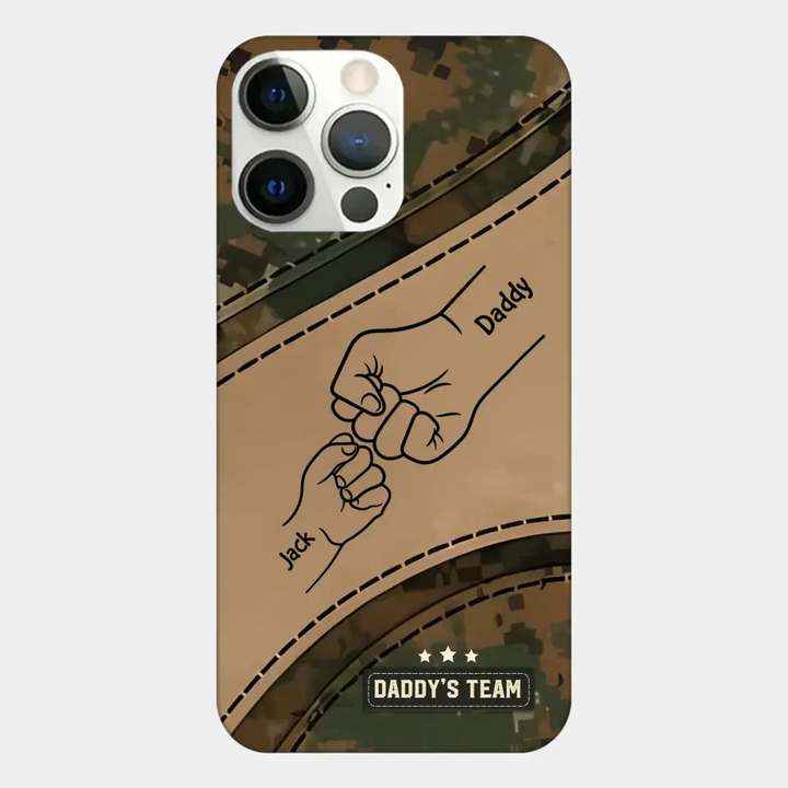 Best Dad Ever Camo Pattern - Personalized Custom Phone Case - Father's Day Gift For Dad