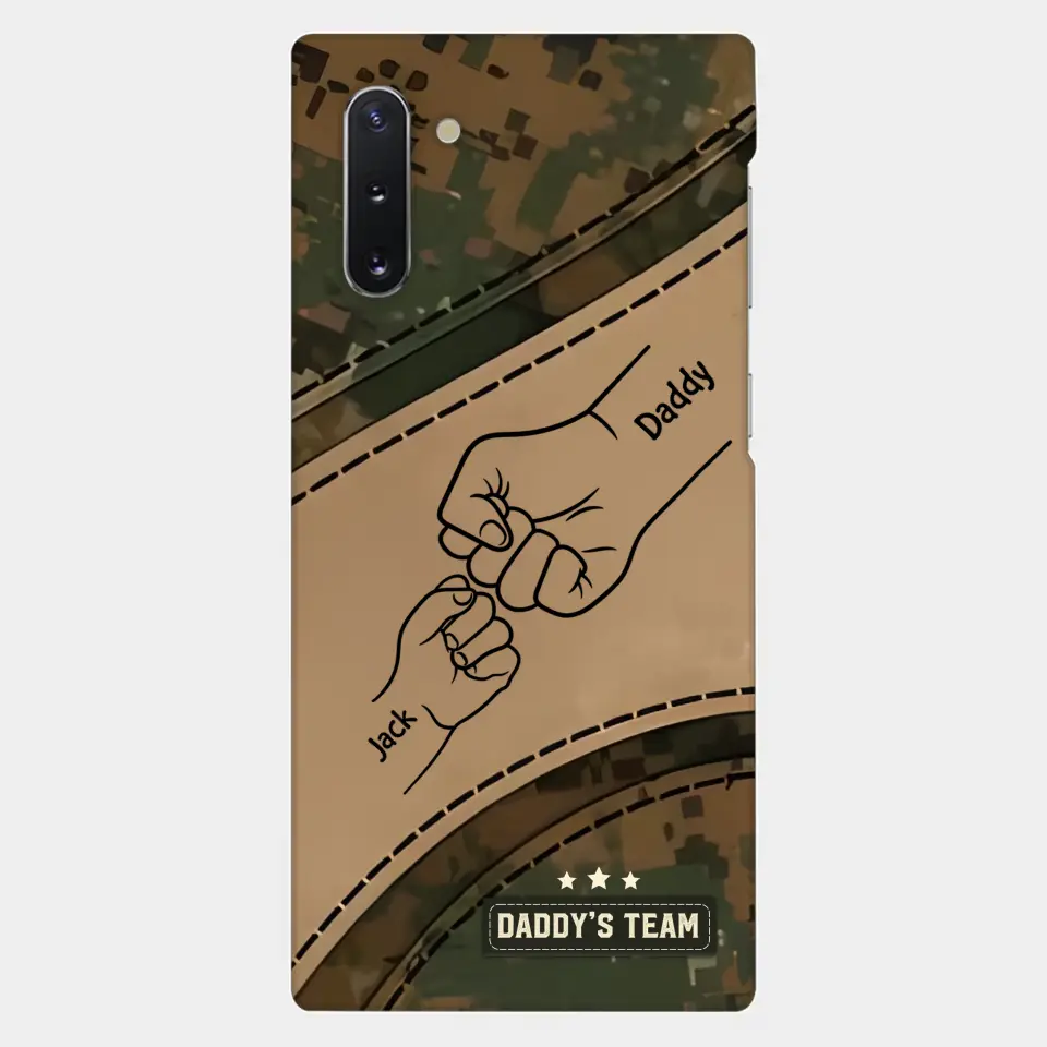 Best Dad Ever Camo Pattern - Personalized Custom Phone Case - Father's Day Gift For Dad