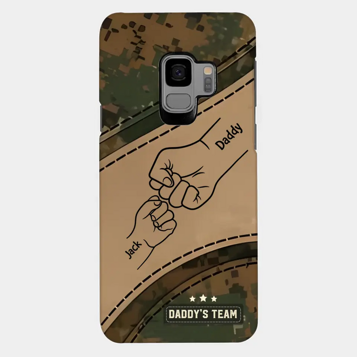 Best Dad Ever Camo Pattern - Personalized Custom Phone Case - Father's Day Gift For Dad