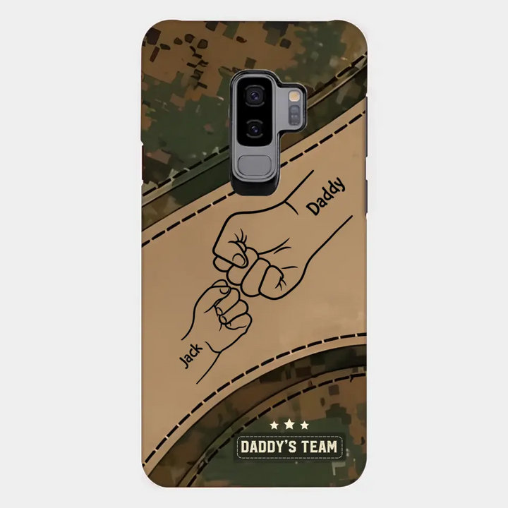 Best Dad Ever Camo Pattern - Personalized Custom Phone Case - Father's Day Gift For Dad