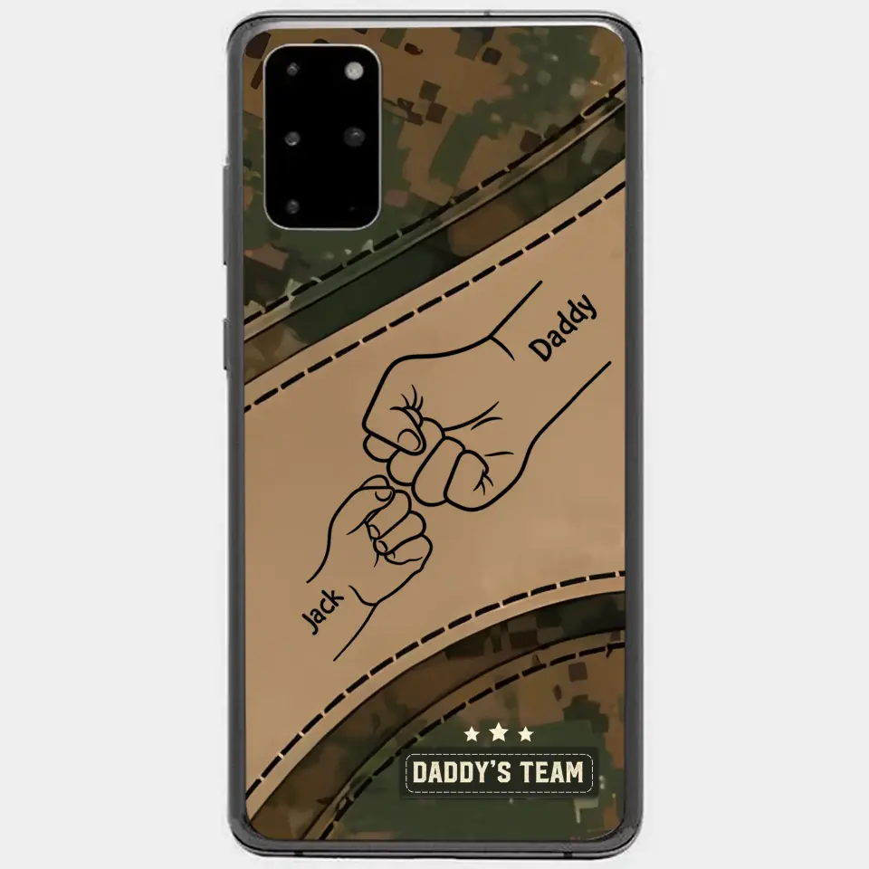 Best Dad Ever Camo Pattern - Personalized Custom Phone Case - Father's Day Gift For Dad