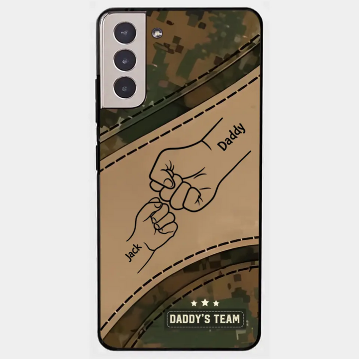 Best Dad Ever Camo Pattern - Personalized Custom Phone Case - Father's Day Gift For Dad