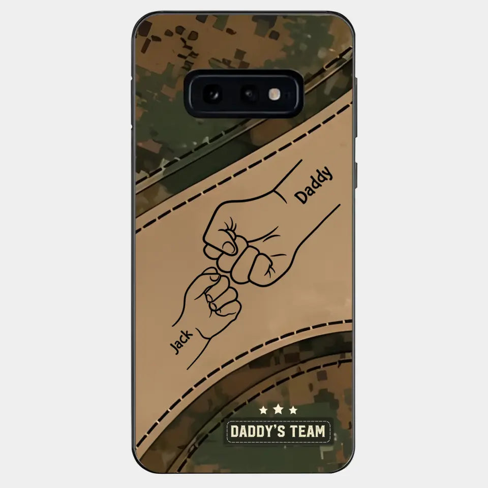 Best Dad Ever Camo Pattern - Personalized Custom Phone Case - Father's Day Gift For Dad