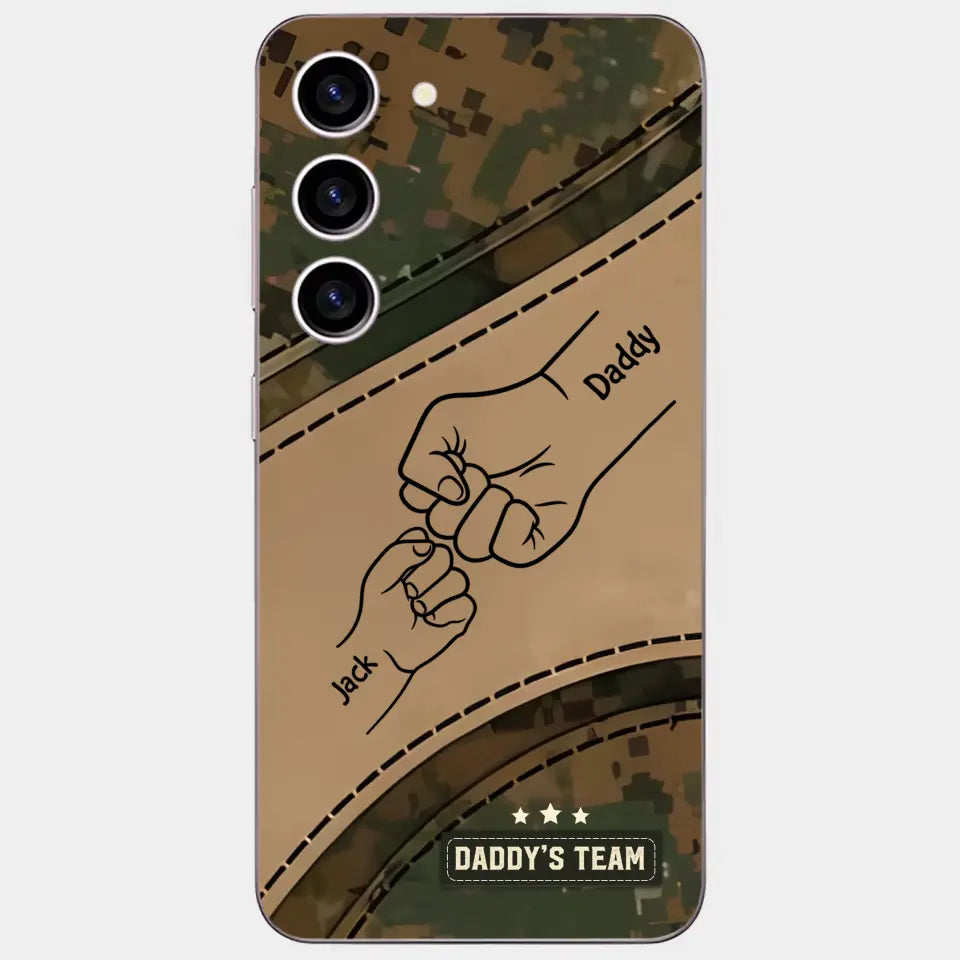 Best Dad Ever Camo Pattern - Personalized Custom Phone Case - Father's Day Gift For Dad