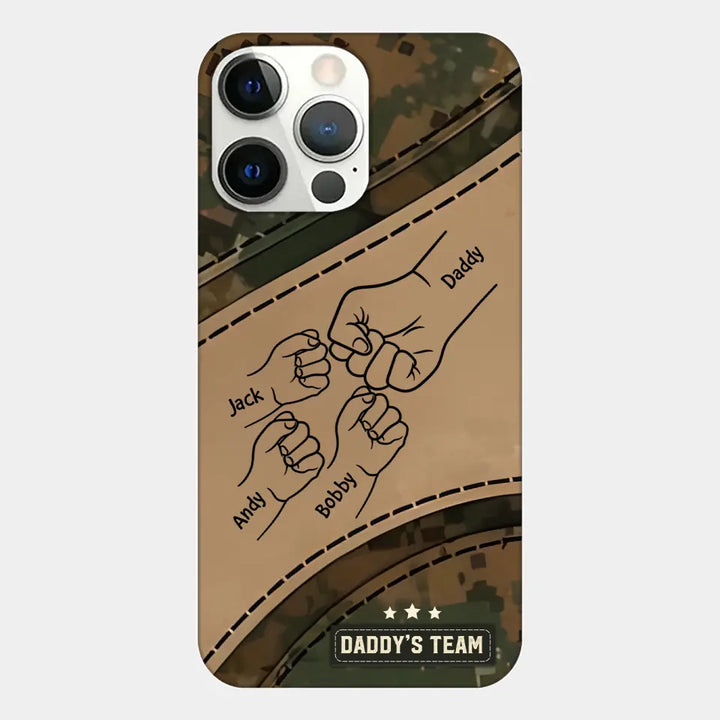 Best Dad Ever Camo Pattern - Personalized Custom Phone Case - Father's Day Gift For Dad