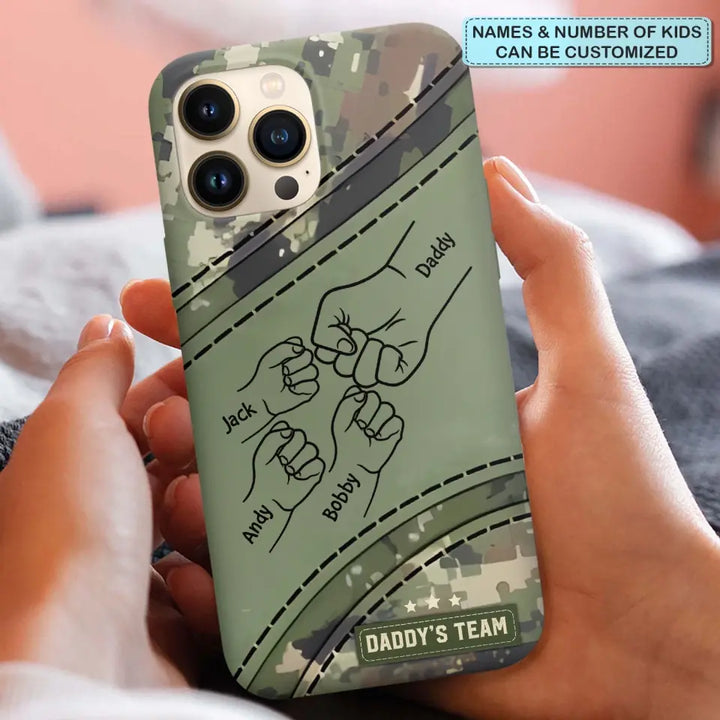 Best Dad Ever Camo Pattern - Personalized Custom Phone Case - Father's Day Gift For Dad