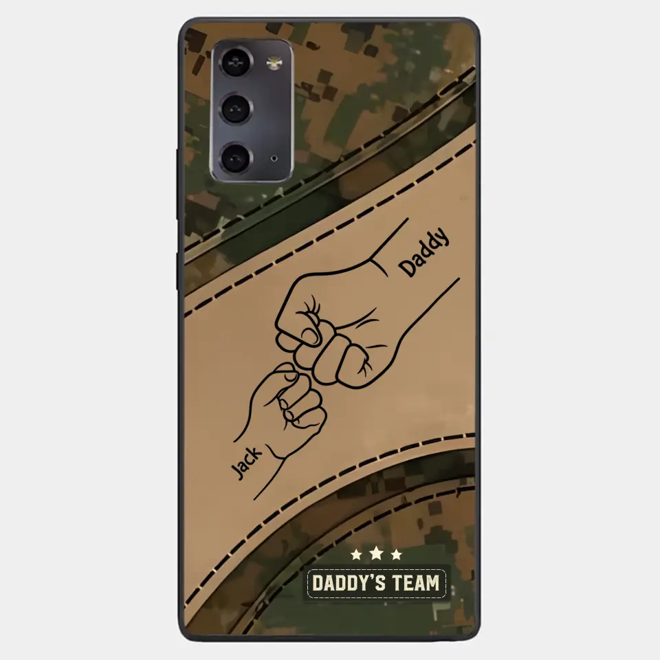 Best Dad Ever Camo Pattern - Personalized Custom Phone Case - Father's Day Gift For Dad