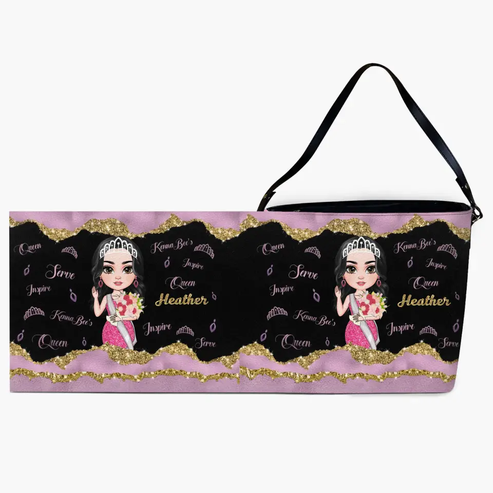 Personalized Custom Leather Tote Bag - Gift For Pageant