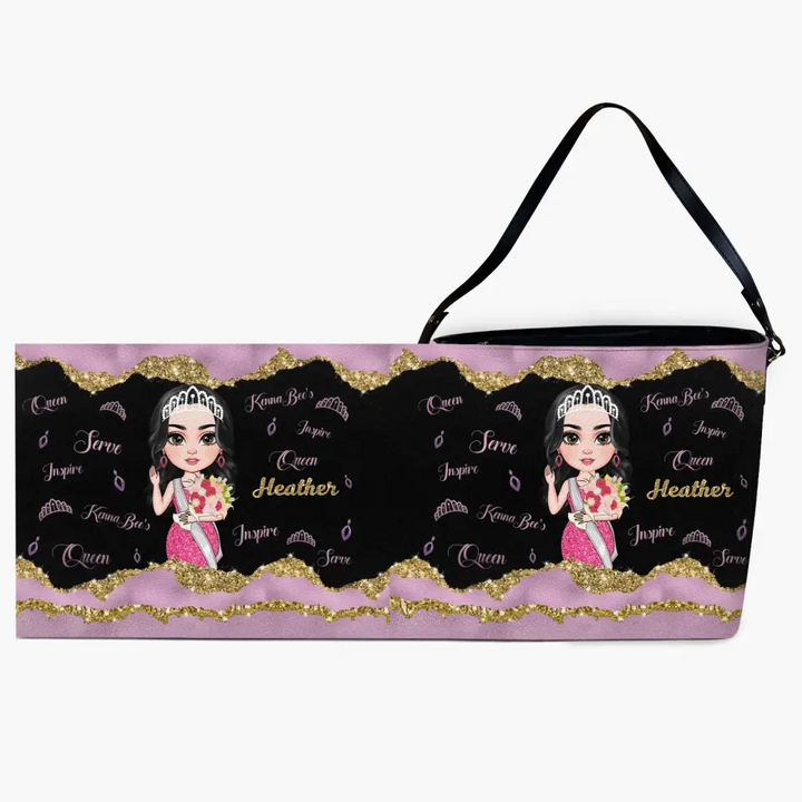 Personalized Custom Leather Tote Bag - Gift For Pageant