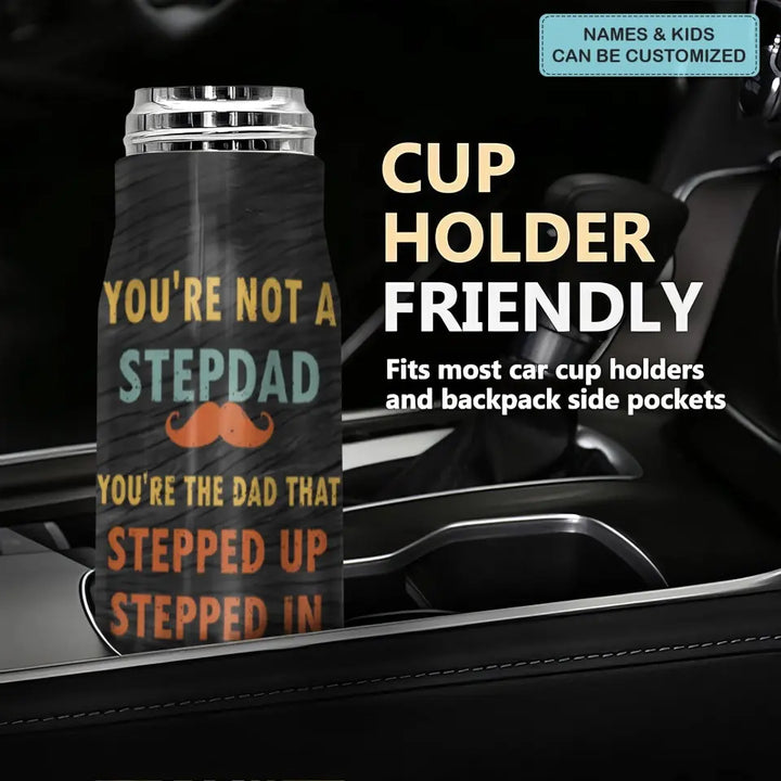 Stepdad Gift - Personalized Custom Bullet Tumbler - Father's Day Gift For Grandpa, Dad