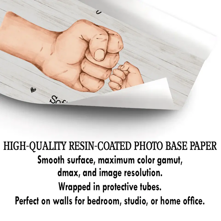 Grandpa's Term - Personalized Custom Poster/Wrapped Canvas - Father's Day Gift For Grandpa, Dad