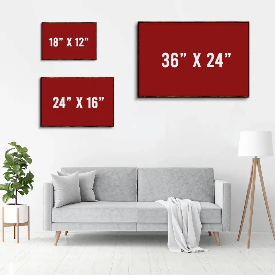 You Are The World - Personalized Custom Poster/Wrapped Canvas - Father's Day Gift For Grandpa, Dad