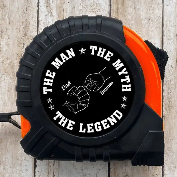 The Man The Myth The Legend - Personalized Custom Tape Measure - Father's Day Gift For Grandpa, Dad