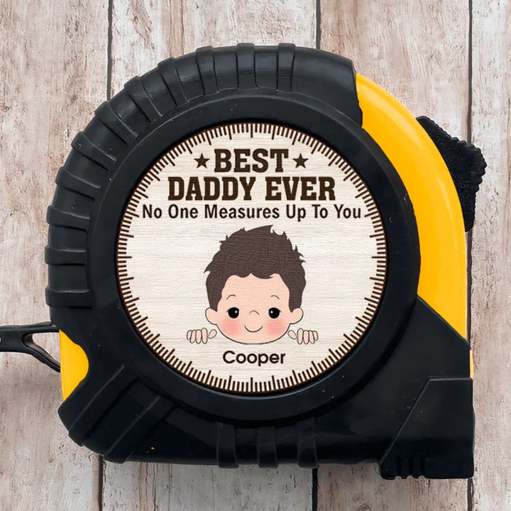 Best Papa Ever - Personalized Custom Tape Measure - Father's Day Gift For Grandpa, Dad