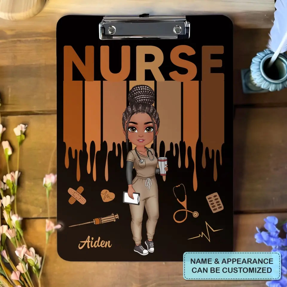 Nurse Life - Personalized Custom Clipboard - Nurse's Day, Appreciation Gift For Nurse