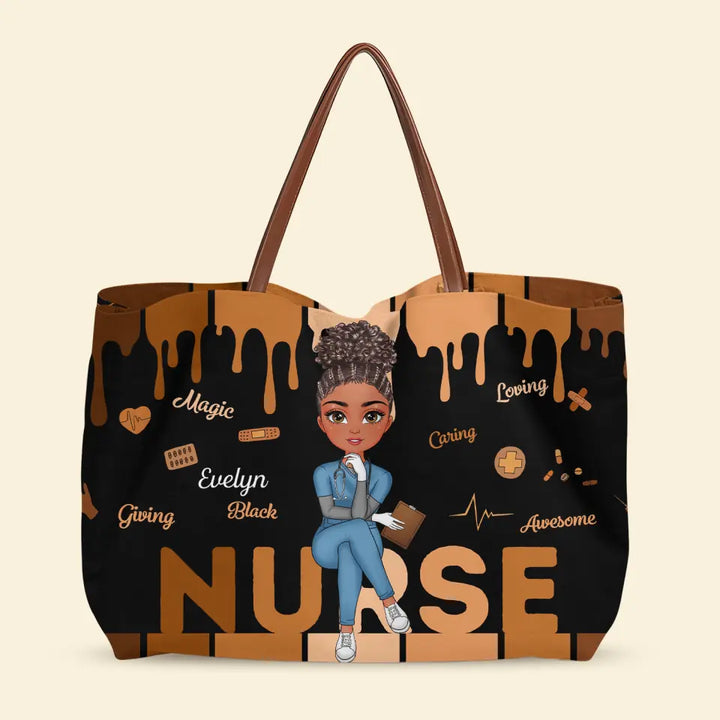 Nurse Life Magic - Personalized Custom Tote Bag - Nurse's Day, Appreciation Gift For Nurse