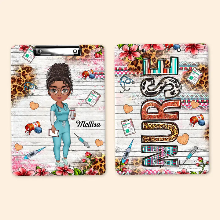 Scrub Life - Personalized Custom Clipboard - Nurse's Day, Appreciation Gift For Nurse