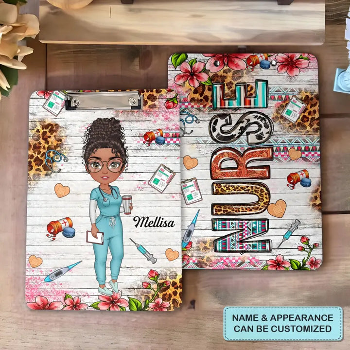 Scrub Life - Personalized Custom Clipboard - Nurse's Day, Appreciation Gift For Nurse
