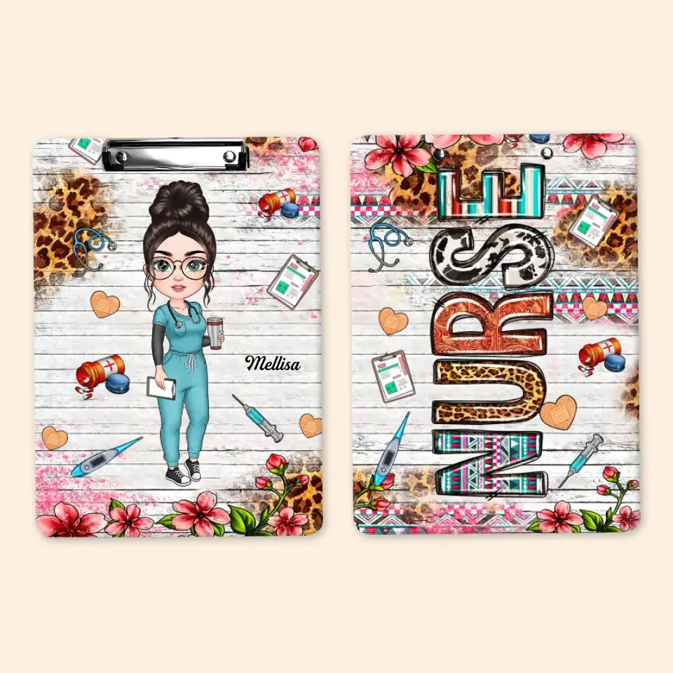 Scrub Life - Personalized Custom Clipboard - Nurse's Day, Appreciation Gift For Nurse