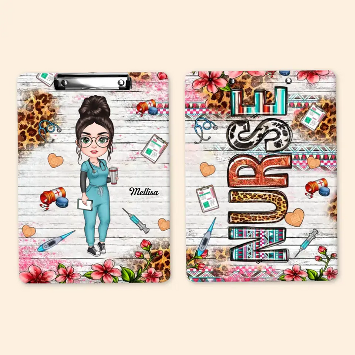 Scrub Life - Personalized Custom Clipboard - Nurse's Day, Appreciation Gift For Nurse