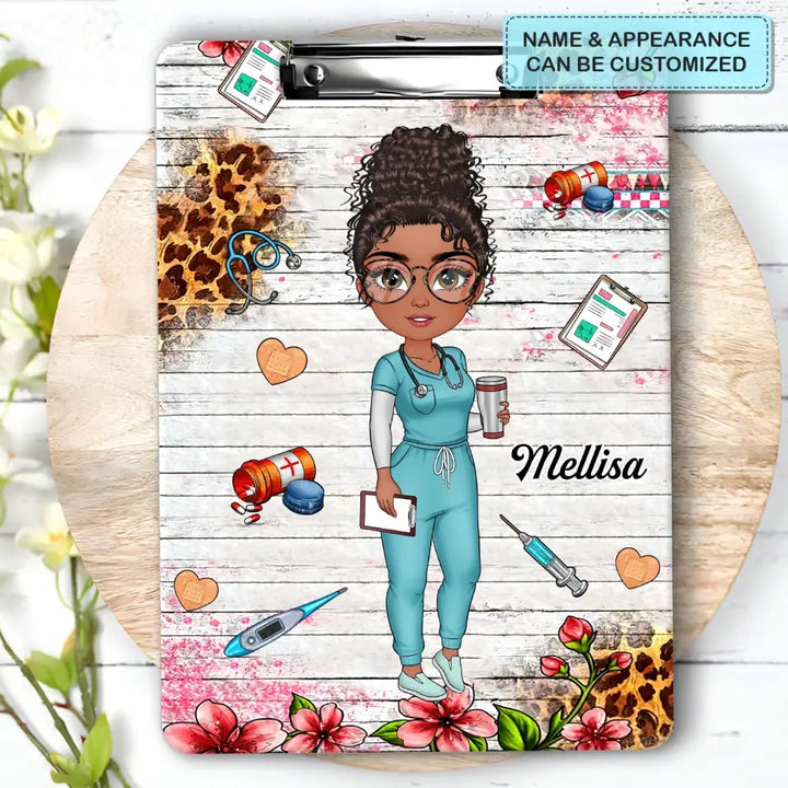 Scrub Life - Personalized Custom Clipboard - Nurse's Day, Appreciation Gift For Nurse
