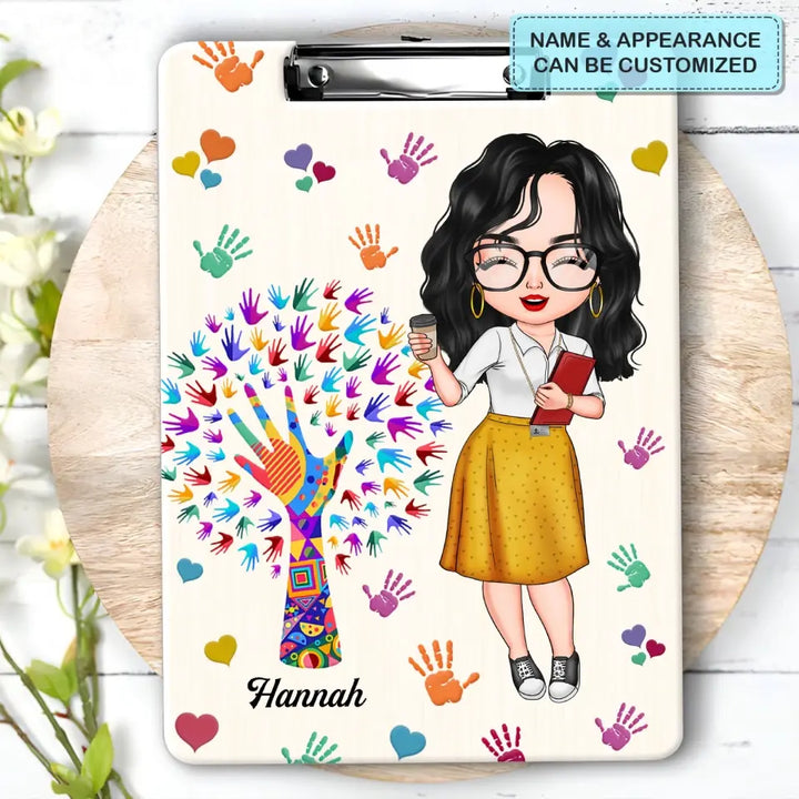 Being A Social Worker - Personalized Custom Clipboard - Gift For Social Worker
