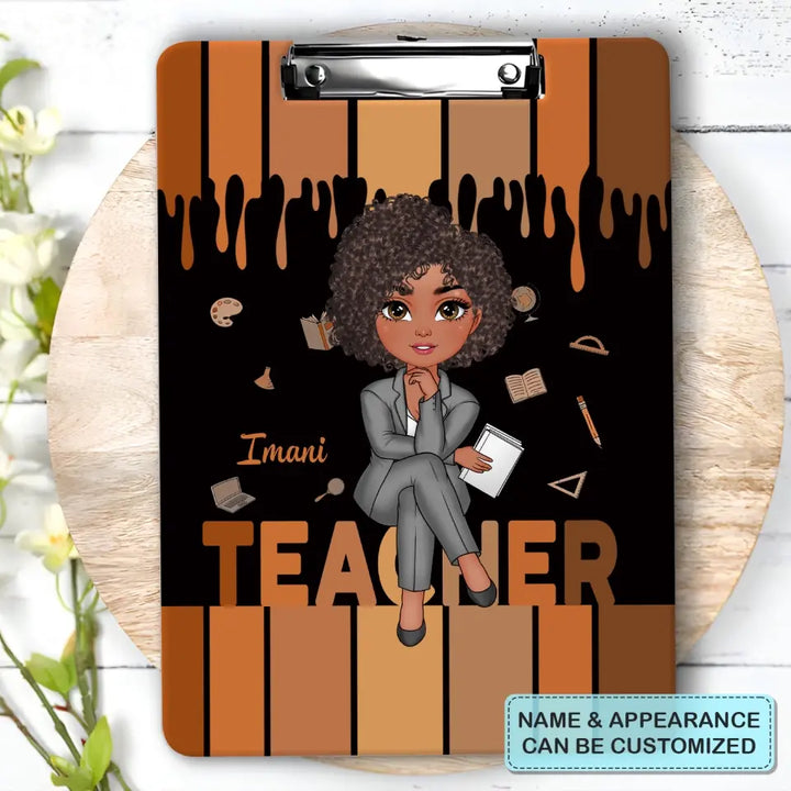 Teacher Life - Personalized Custom Clipboard - Teacher's Day, Appreciation Gift For Teacher