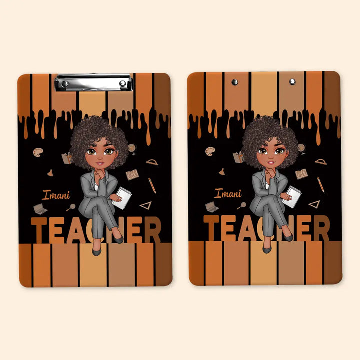 Teacher Life - Personalized Custom Clipboard - Teacher's Day, Appreciation Gift For Teacher