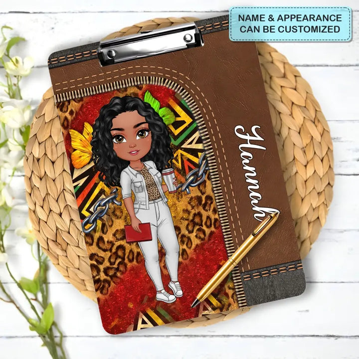 Juneteenth Teacher - Personalized Custom Clipboard - Teacher's Day, Appreciation Gift For Teacher