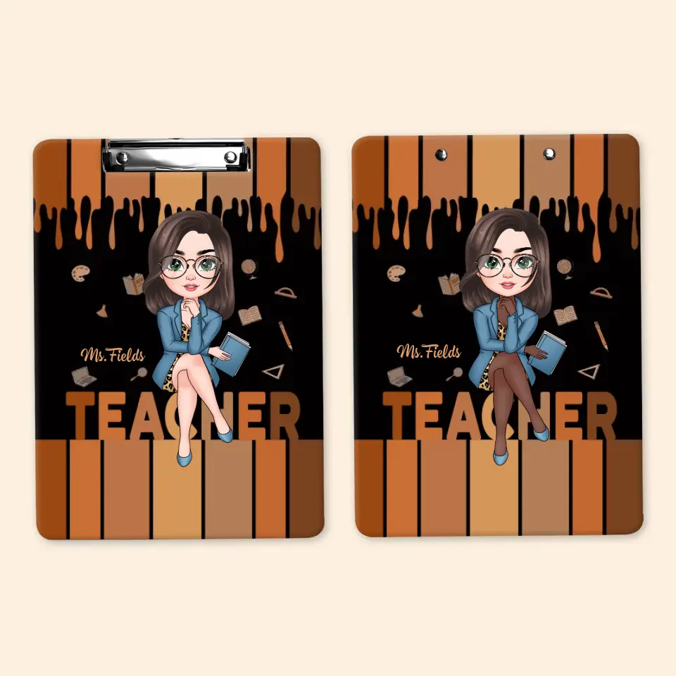 Teacher Life - Personalized Custom Clipboard - Teacher's Day, Appreciation Gift For Teacher