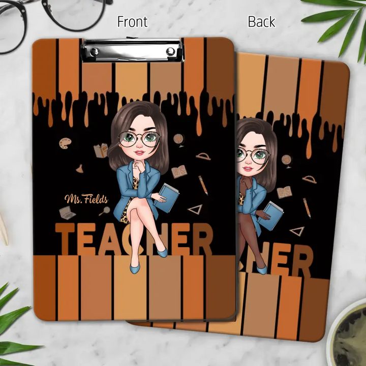 Teacher Life - Personalized Custom Clipboard - Teacher's Day, Appreciation Gift For Teacher