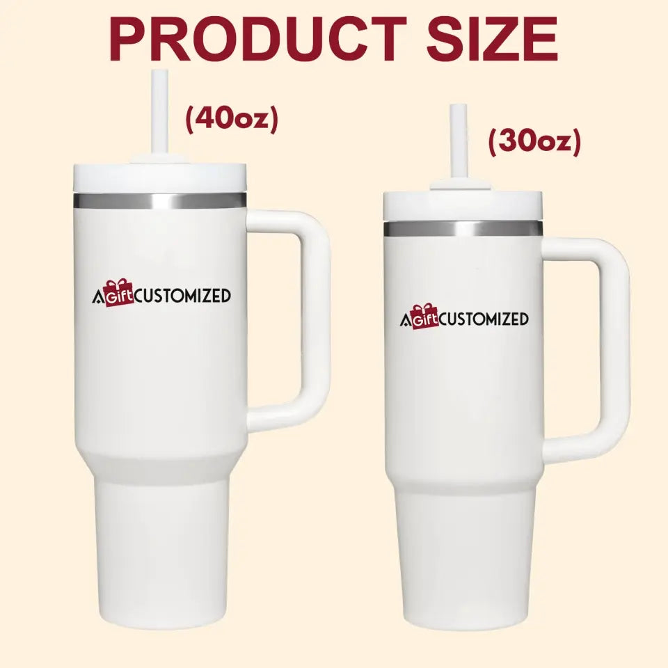 Garden of Learning - Personalized Custom Tumbler With Handle - Teacher's Day, Appreciation Gift For Teacher