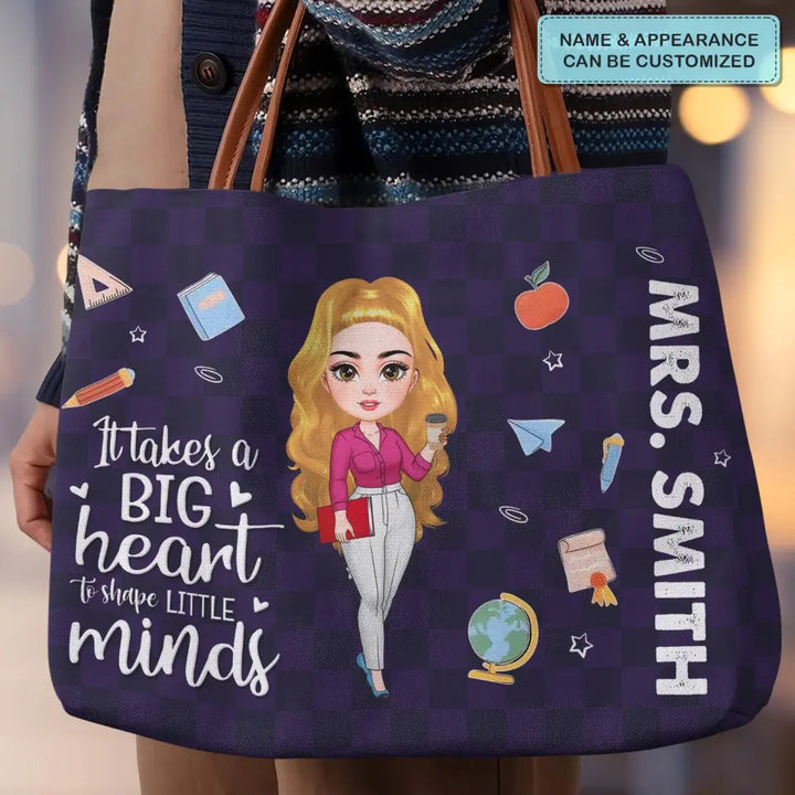 Teach Love Inspire - Personalized Custom Tote Bag - Teacher's Day, Appreciation Gift For Teacher
