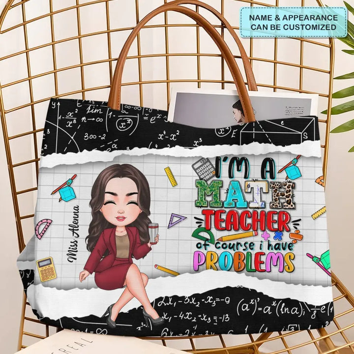 Problem Solver’s Bag - Personalized Custom Tote Bag - Teacher's Day, Appreciation Gift For Math Teacher