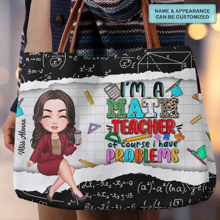 Problem Solver’s Bag - Personalized Custom Tote Bag - Teacher's Day, Appreciation Gift For Math Teacher