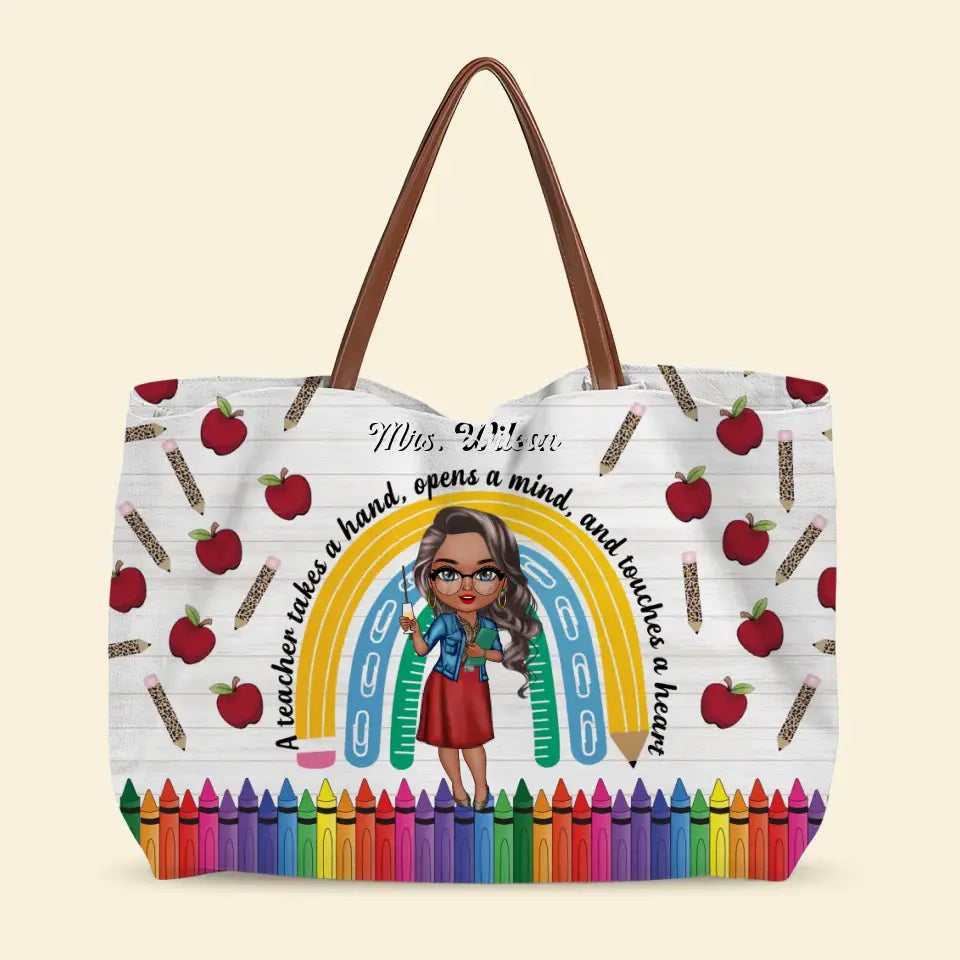 Being A Teacher - Personalized Custom Tote Bag - Teacher's Day, Appreciation Gift For Teacher