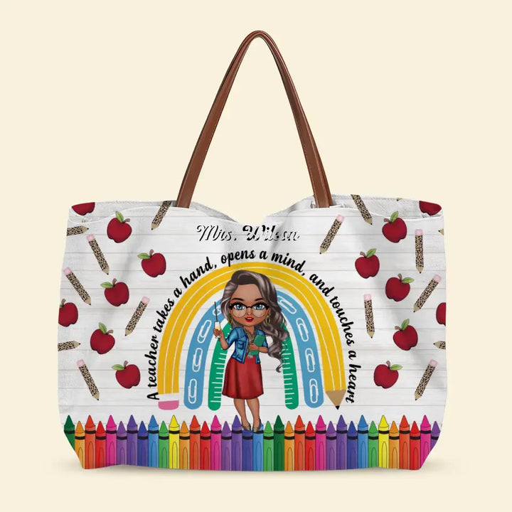 Being A Teacher - Personalized Custom Tote Bag - Teacher's Day, Appreciation Gift For Teacher