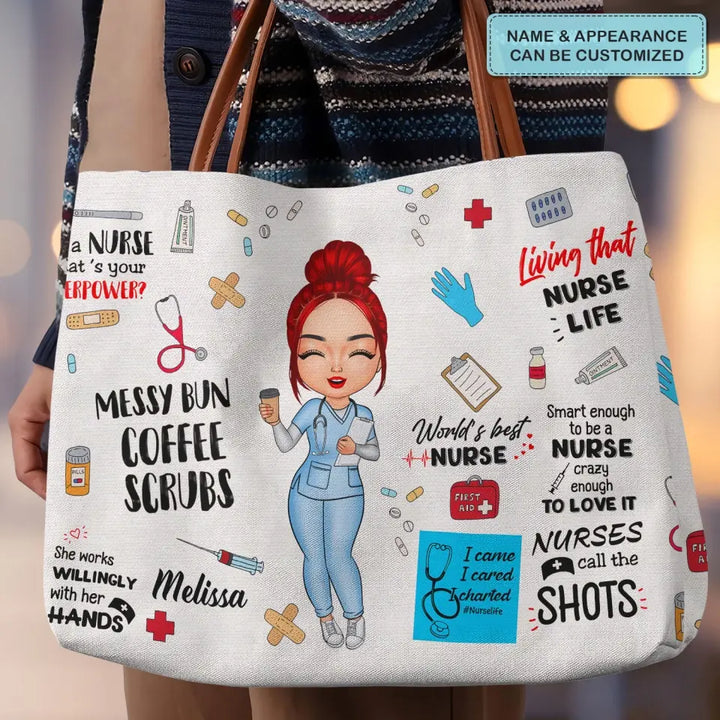 World's Best Nurse - Personalized Custom Tote Bag - Nurse's Day, Appreciation Gift For Nurse