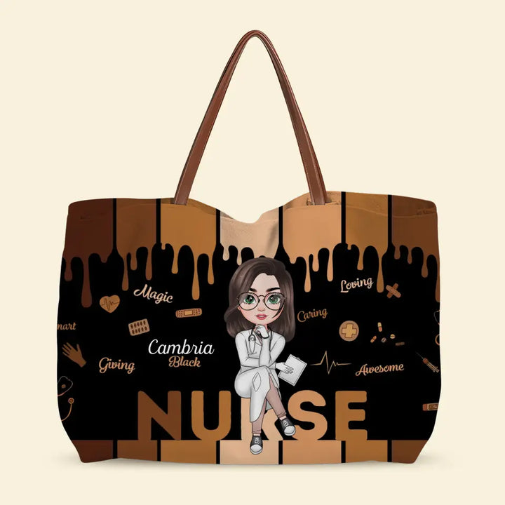 Nurse Life Magic - Personalized Custom Tote Bag - Nurse's Day, Appreciation Gift For Nurse