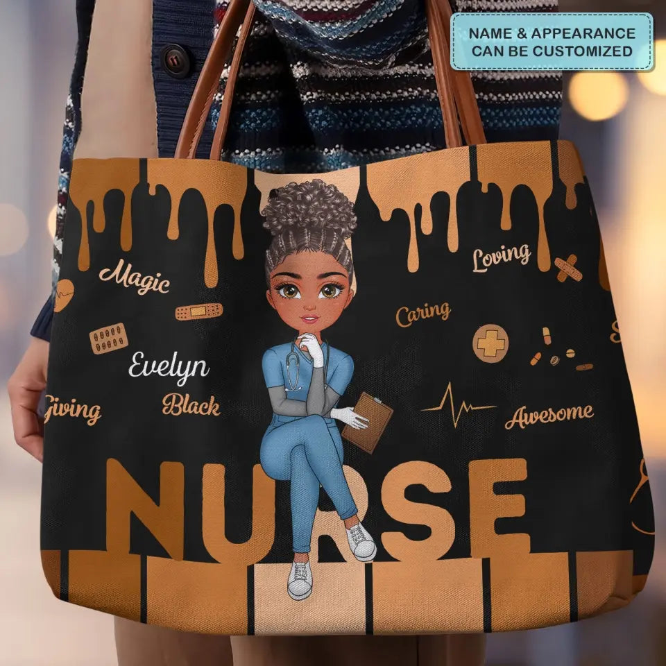 Nurse Life Magic - Personalized Custom Tote Bag - Nurse's Day, Appreciation Gift For Nurse