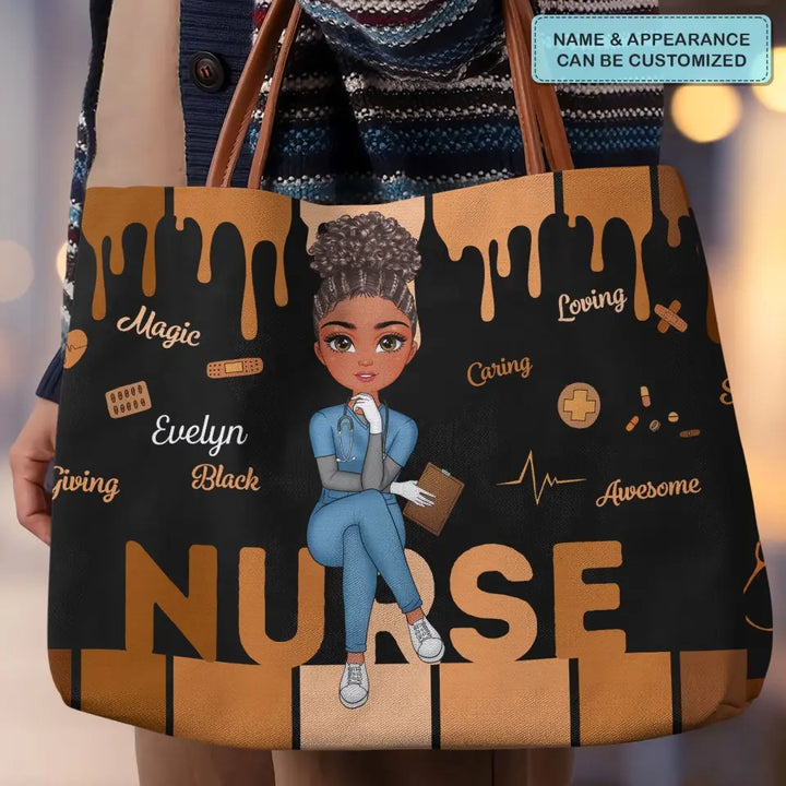 Nurse Life Magic - Personalized Custom Tote Bag - Nurse's Day, Appreciation Gift For Nurse