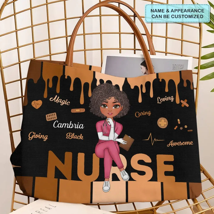 Nurse Life Magic - Personalized Custom Tote Bag - Nurse's Day, Appreciation Gift For Nurse